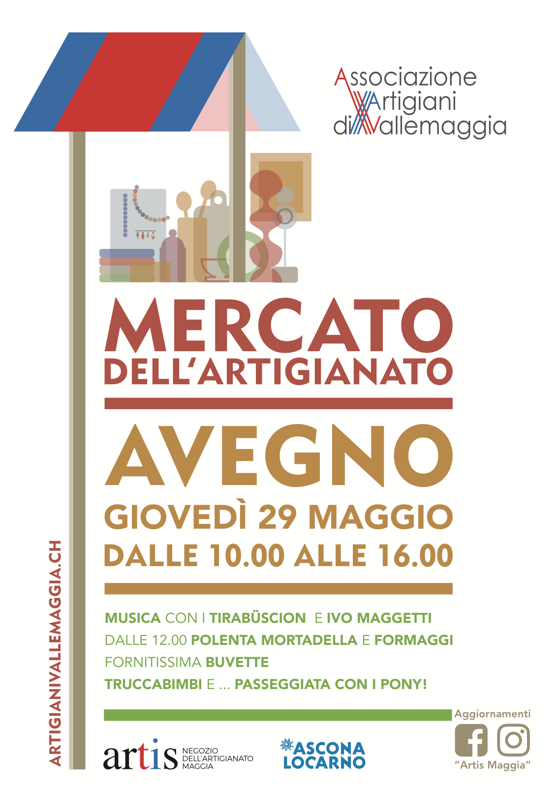 La Signora degli Anelli al Mercato dell’Artigianato di Avegno – 29 Maggio 2025